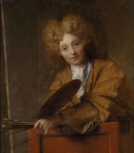 Jean-Baptiste Santerre Self portrait oil painting picture